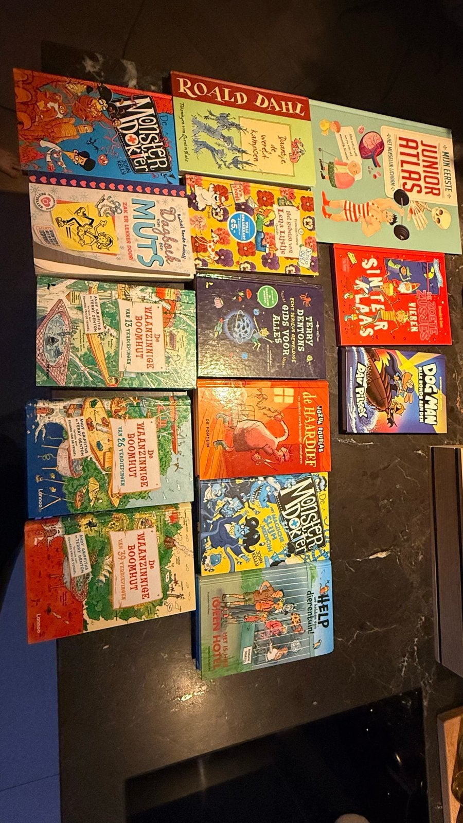 Diverse kinderboeken - Roald Dahl, Boomhut, Dog Man en meer, Ophalen of Verzenden, Gelezen, Fictie algemeen