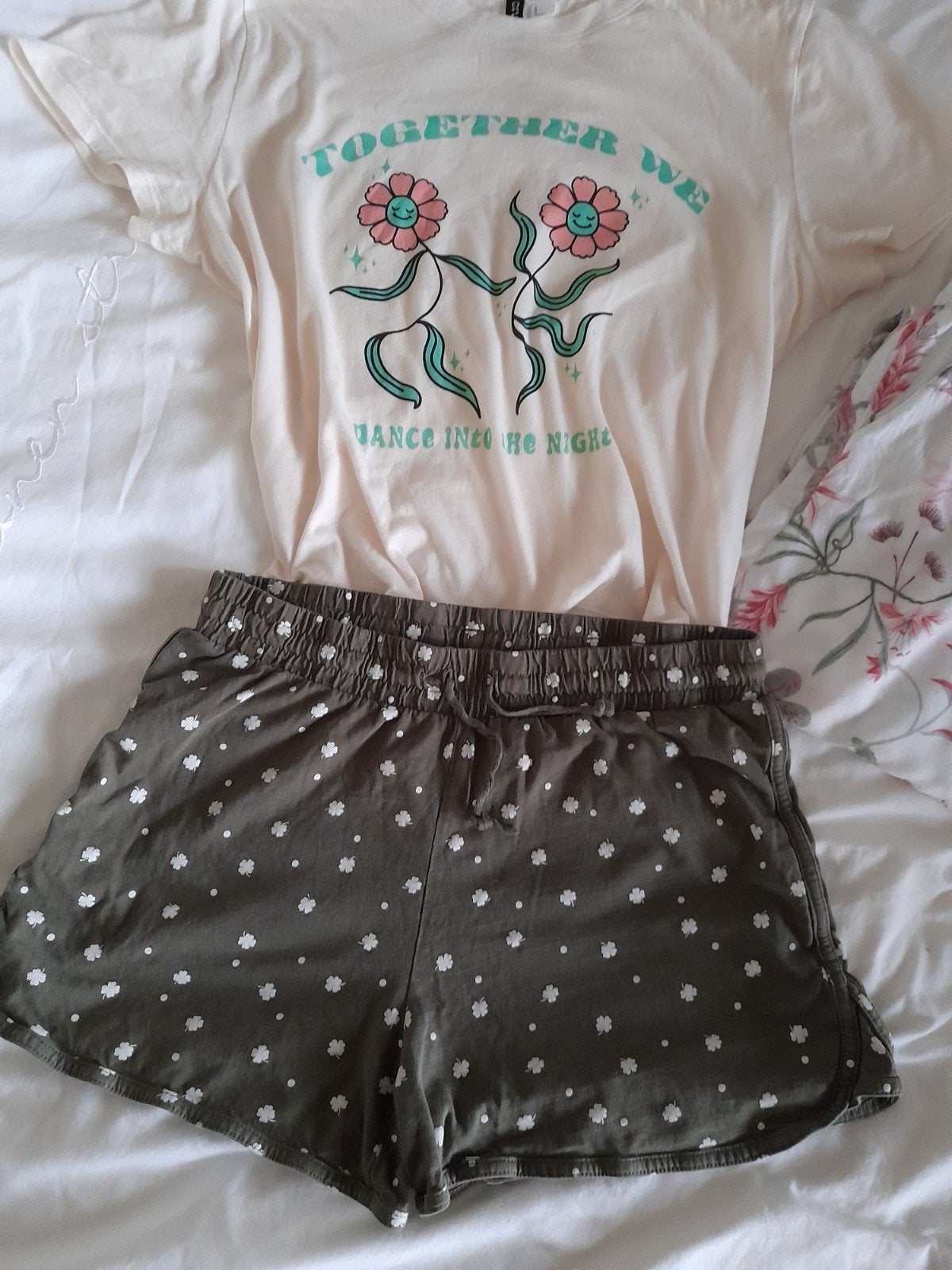 Dames zomer pyama set mt M, Ophalen of Verzenden, Zo goed als nieuw, Maat 38/40 (M)