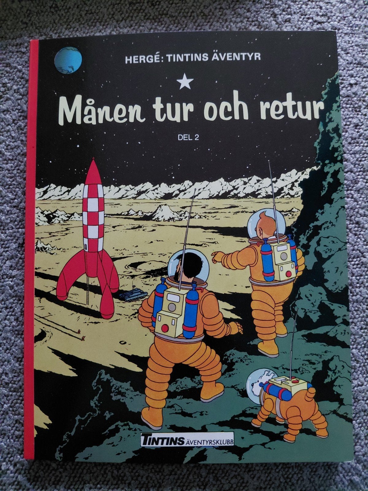 Tintins Äventyr - Månen tur och retur sc., Eén stripboek, Ophalen of Verzenden