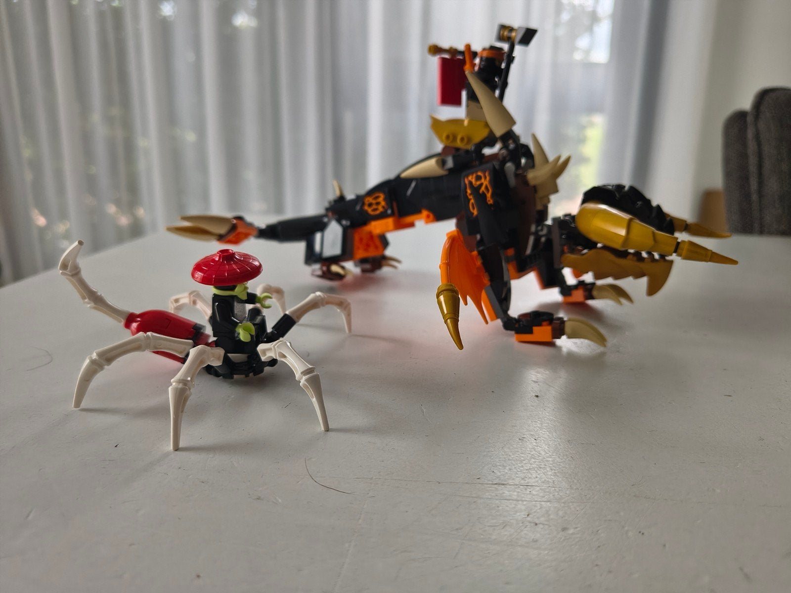 Lego Ninjago 71782 Cole's Drakenrijder met instructieboekje, Compleet, Gebruikt, Lego, Ophalen of Verzenden