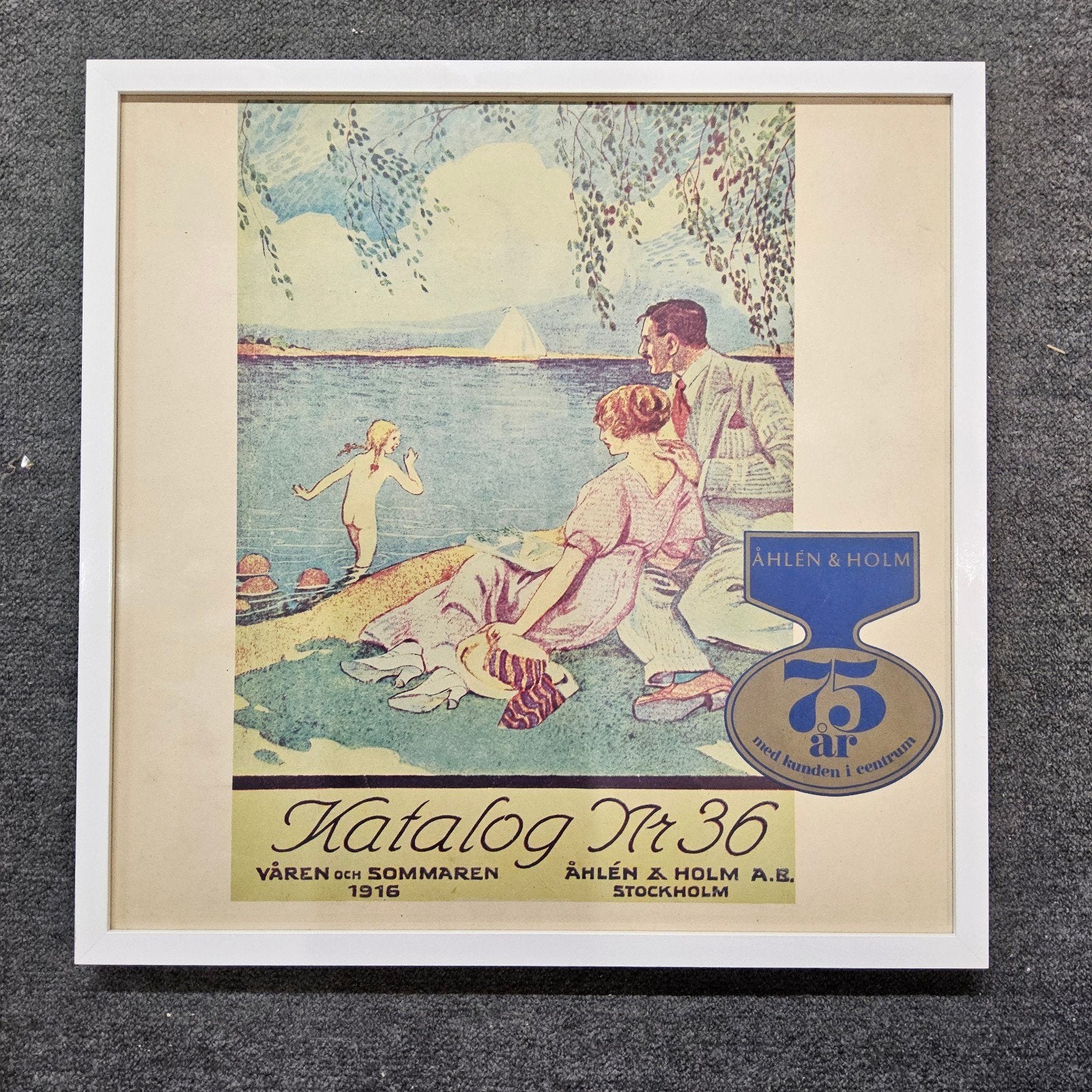 Zweedse art nouveau posters åhlen & Holm warenhuis catalogus, Ophalen of Verzenden, Zo goed als nieuw, Voor 1940, Prent