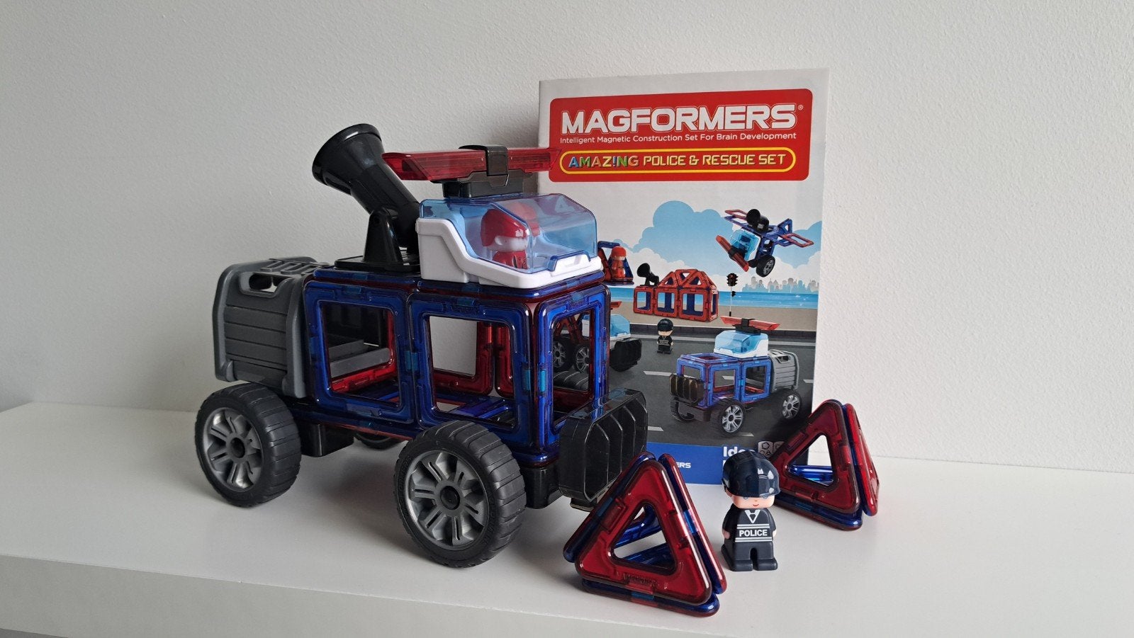Magformers police & rescue, Ophalen of Verzenden, Zo goed als nieuw, Bouwen