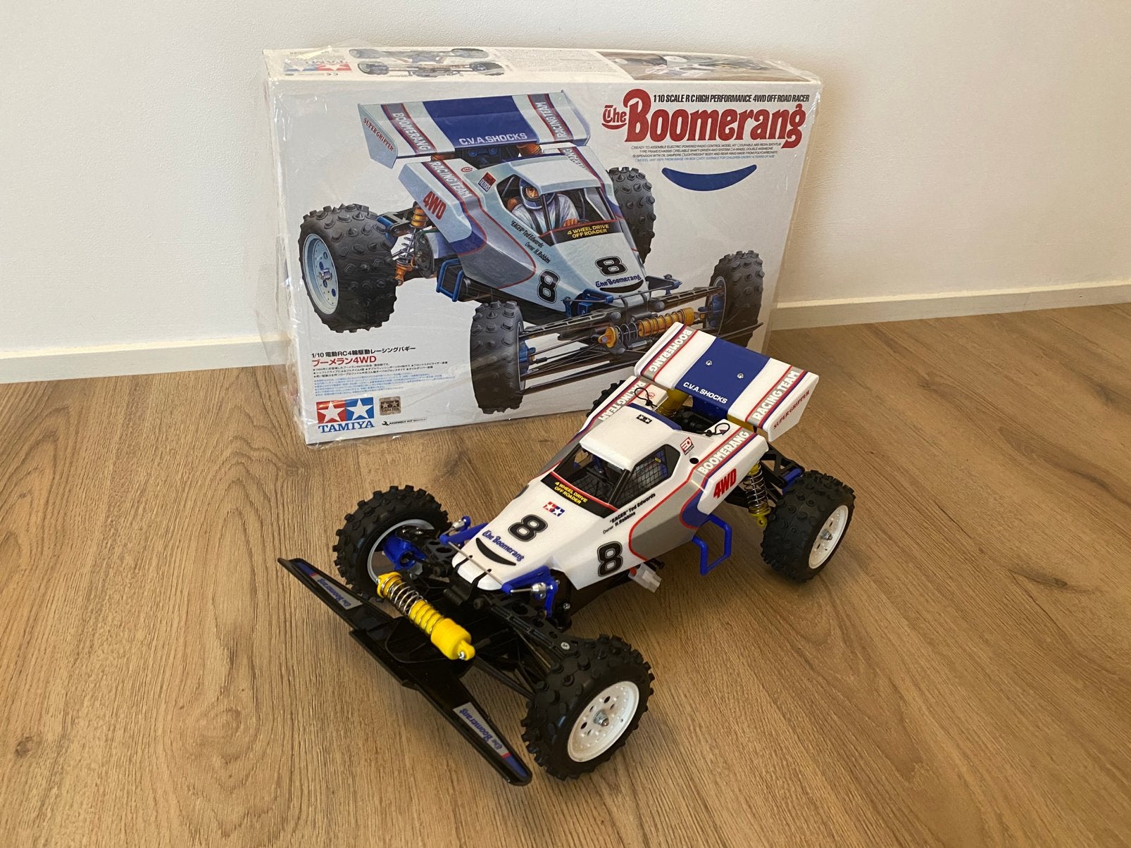 Tamiya The Boomerang 4WD Offroad Nieuw gebouwd, Auto offroad, Nieuw, Schaal 1:10, Ophalen