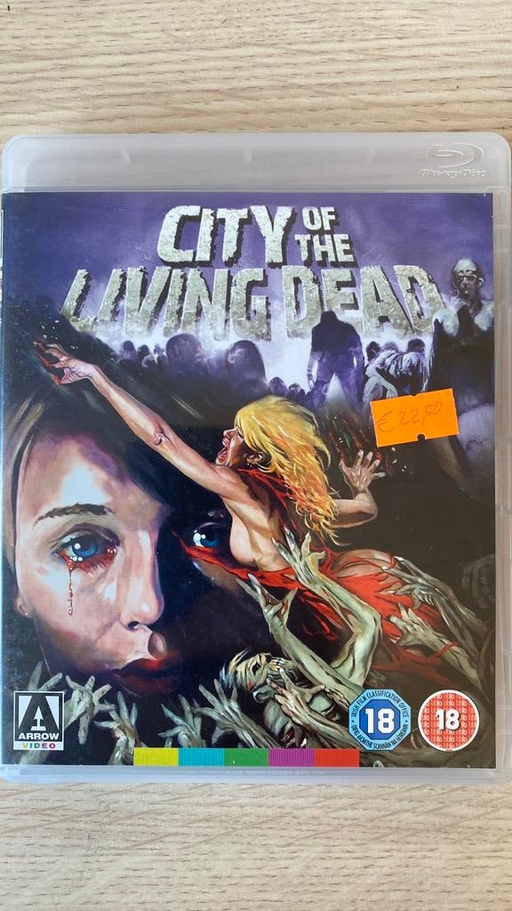 City of the living dead blu ray, Ophalen of Verzenden, Zo goed als nieuw, Horror