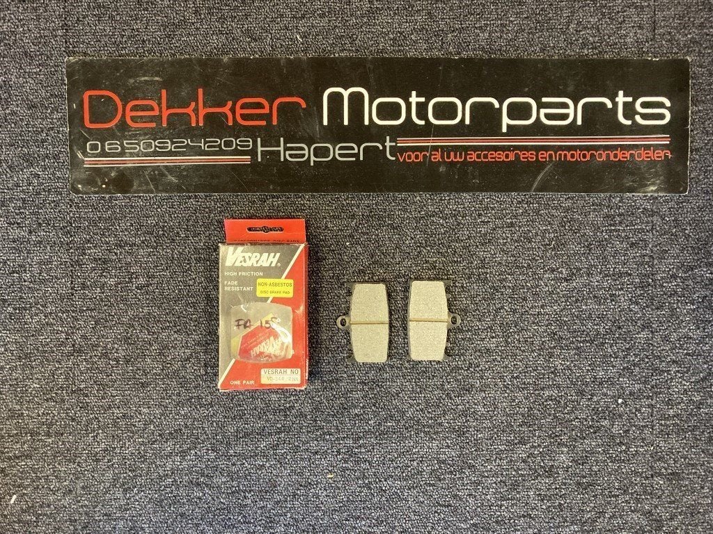 Vesrah remblokken VD-344 2NA voorzijde div SUZUKI, Motoren, Onderdelen | Suzuki, -, -, Nieuw, Ophalen of Verzenden