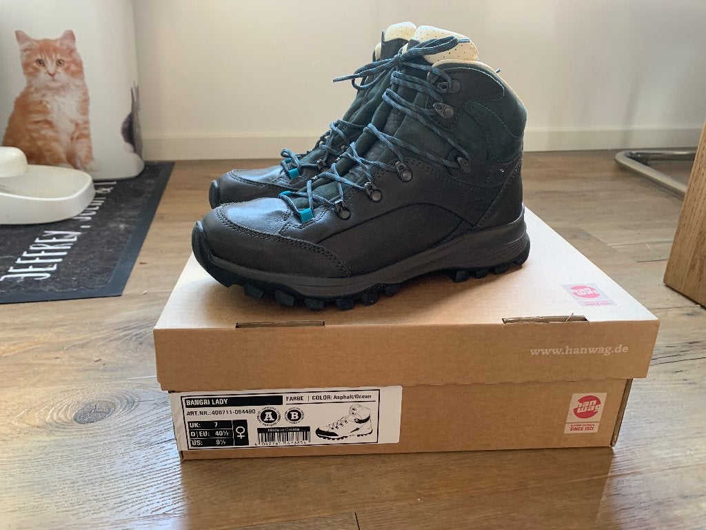 Wandelschoenen - Hanwag - Bangri Lady - maat 40,5, Ophalen, Nieuw, Wandelschoenen, Groen