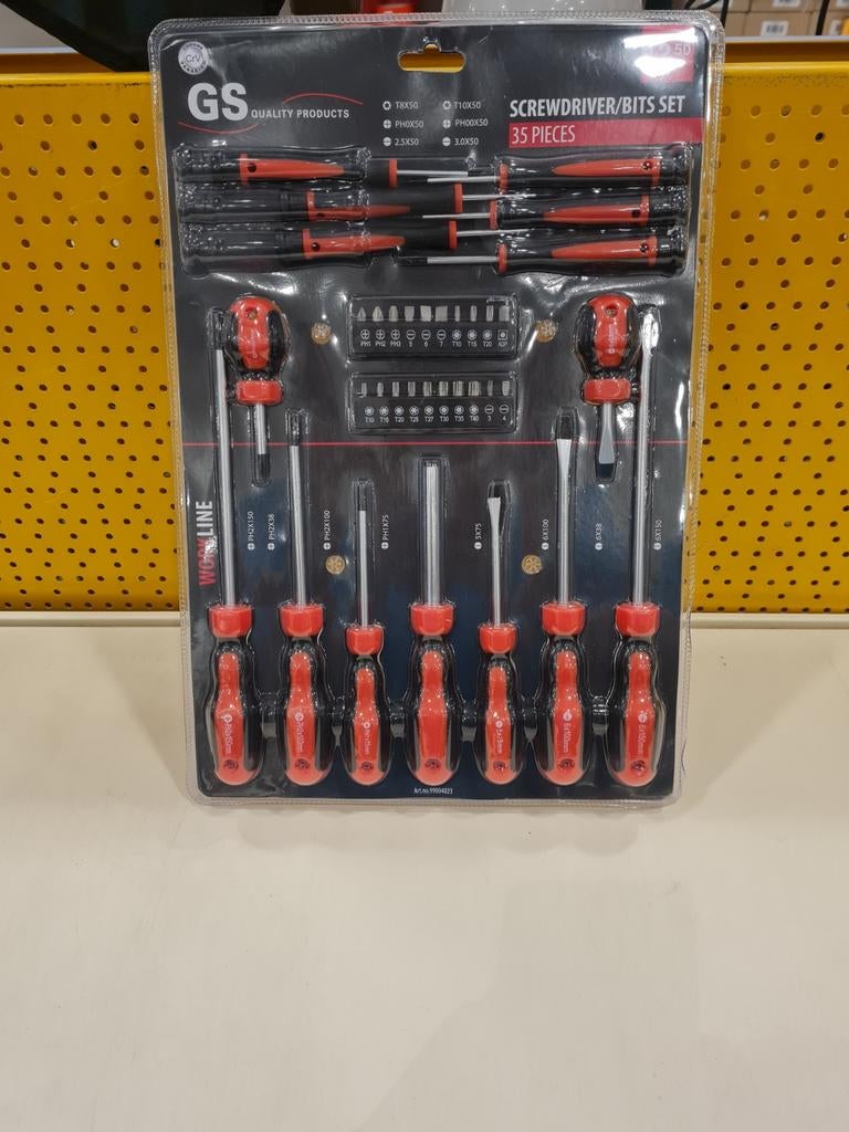 GS Schroevendraaier/Bit Set - 35 Delig, ., Nieuw, Ophalen of Verzenden, .