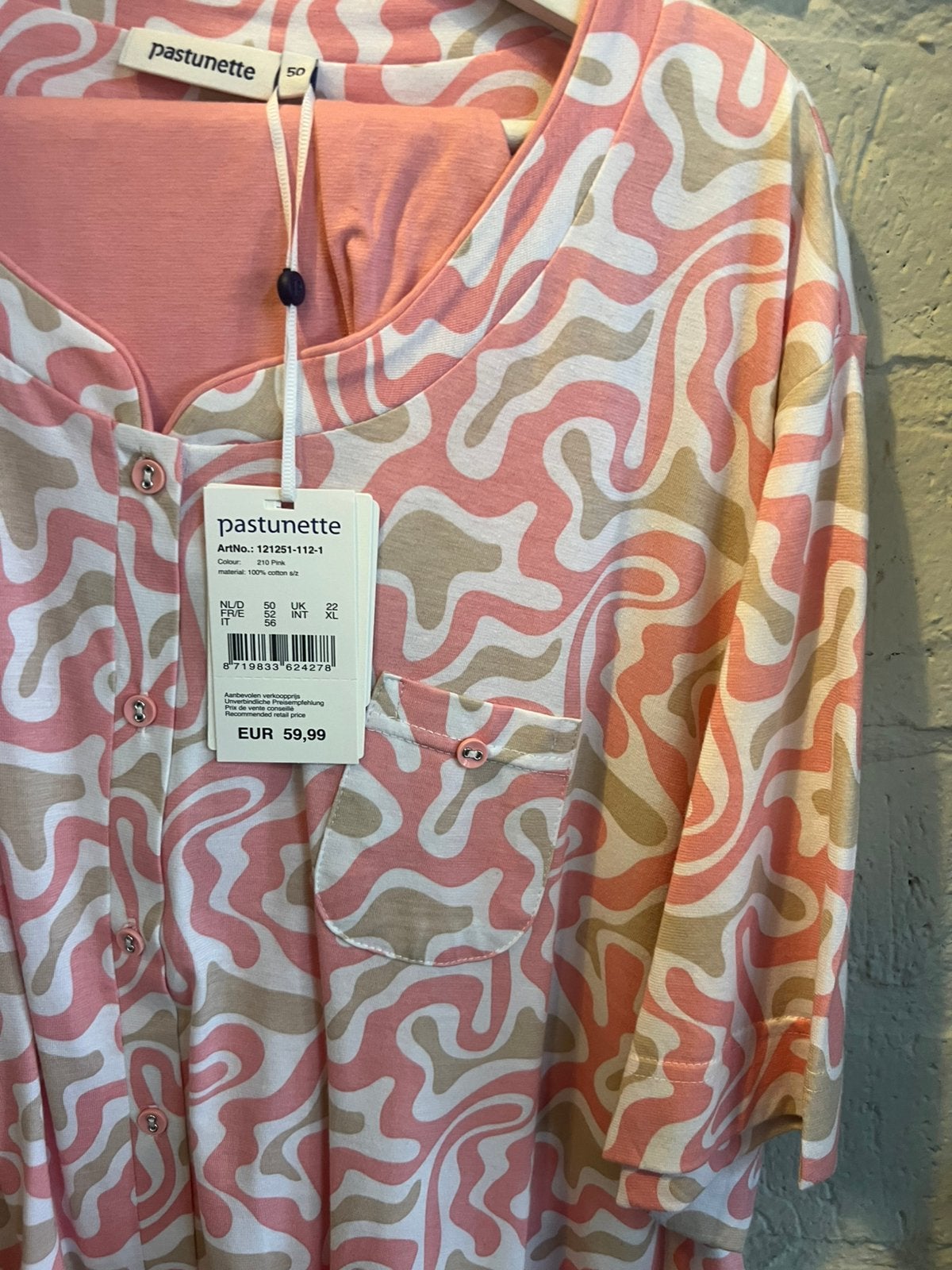 Pastunette pyjama maat 46 NIEUW!! Nu 50% sale, Ophalen of Verzenden, Nieuw