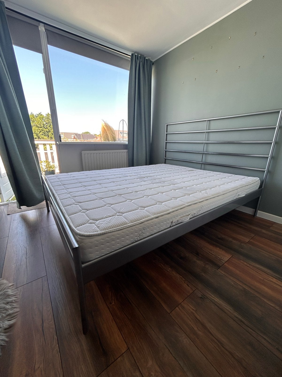 IKEA bed + Dormeo iMemory Silver matras, Ophalen, Gebruikt, Tweepersoons, 140 cm