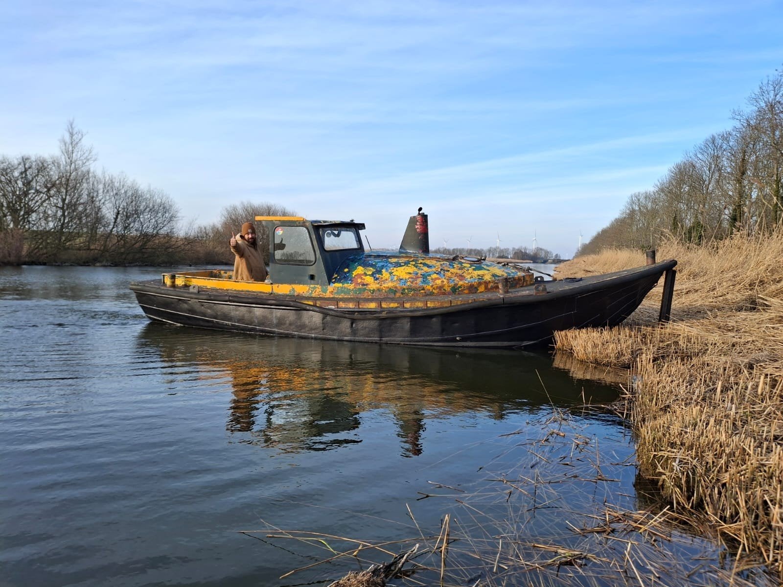 Sleepboot slepertje duwboot sleepvlet, Watersport en Boten, 70 cm, Gebruikt, Binnenboordmotor, Diesel
