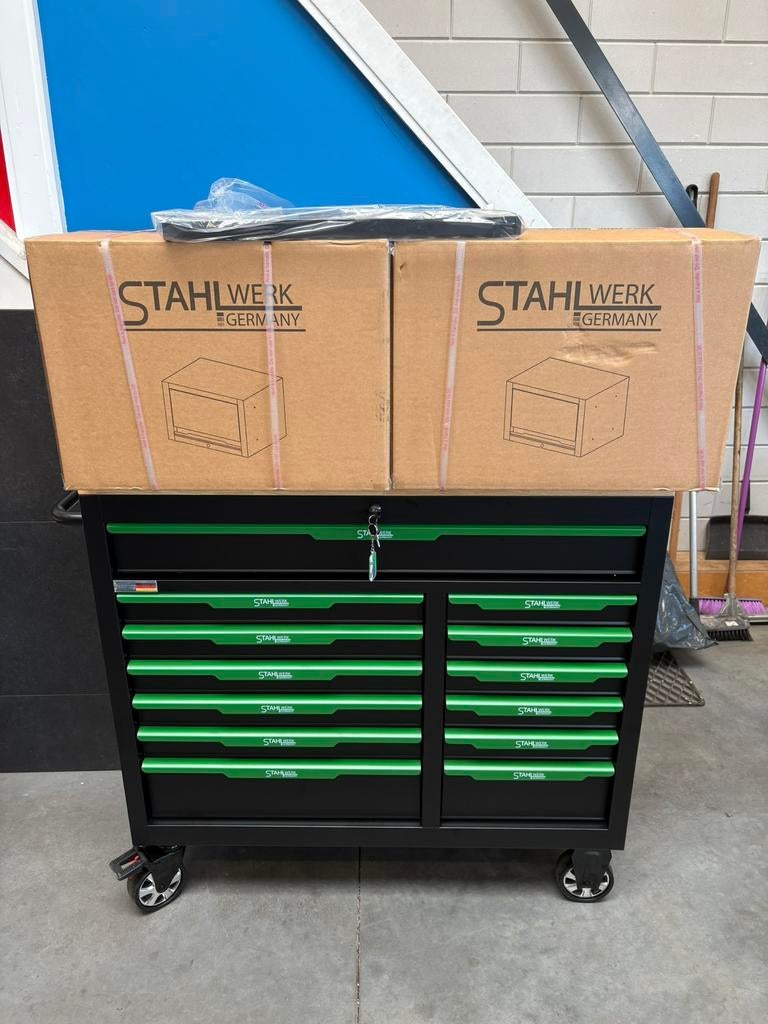 Stahlwerk SW10 gereedschapswagen incl bovenrek, Ophalen, Nieuw