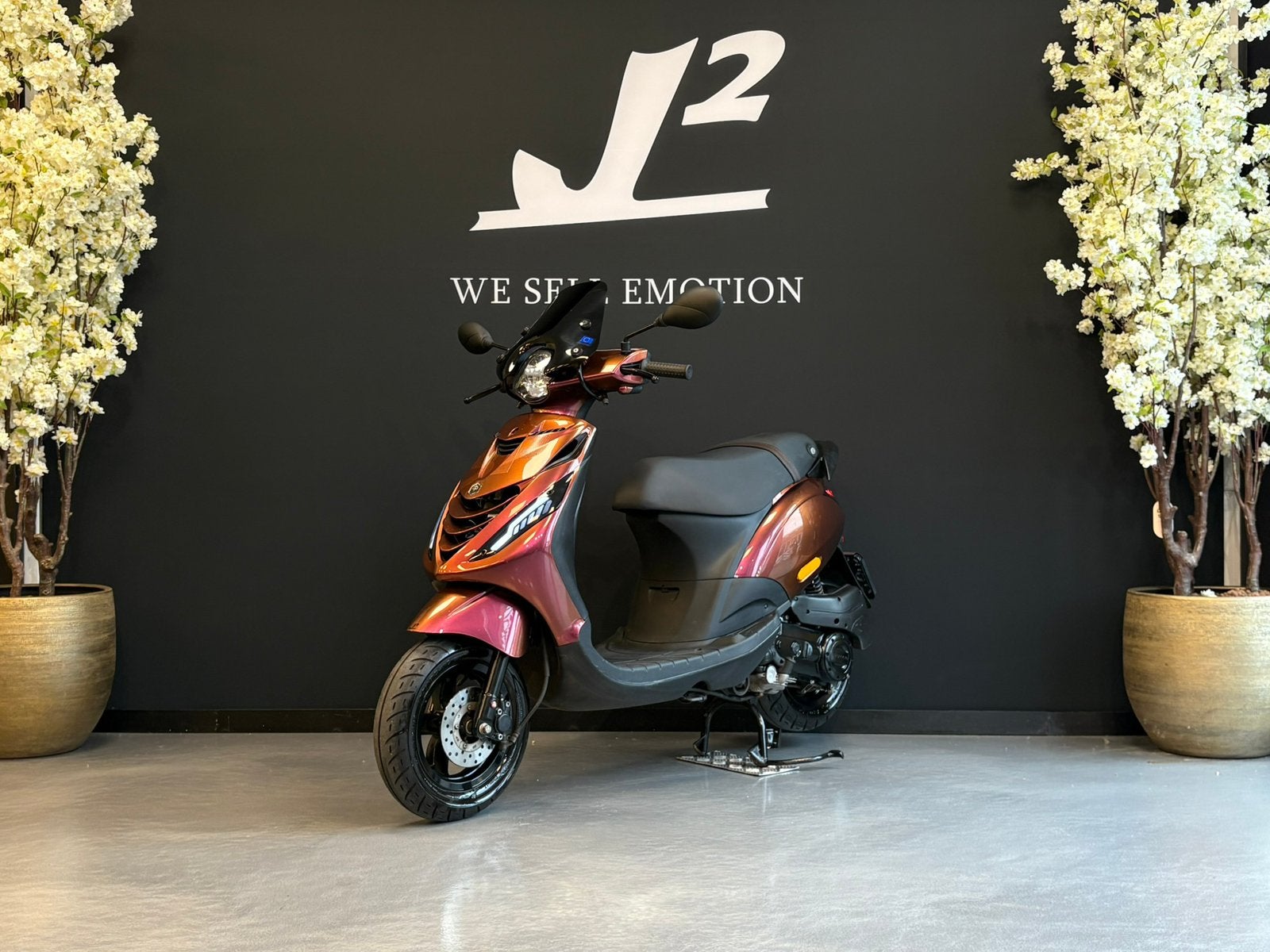 Piaggio Zip | Mica Red | Brom | 2023 | 7458 km, Overige modellen, ., Maximaal 45 km/u, Ophalen of Verzenden