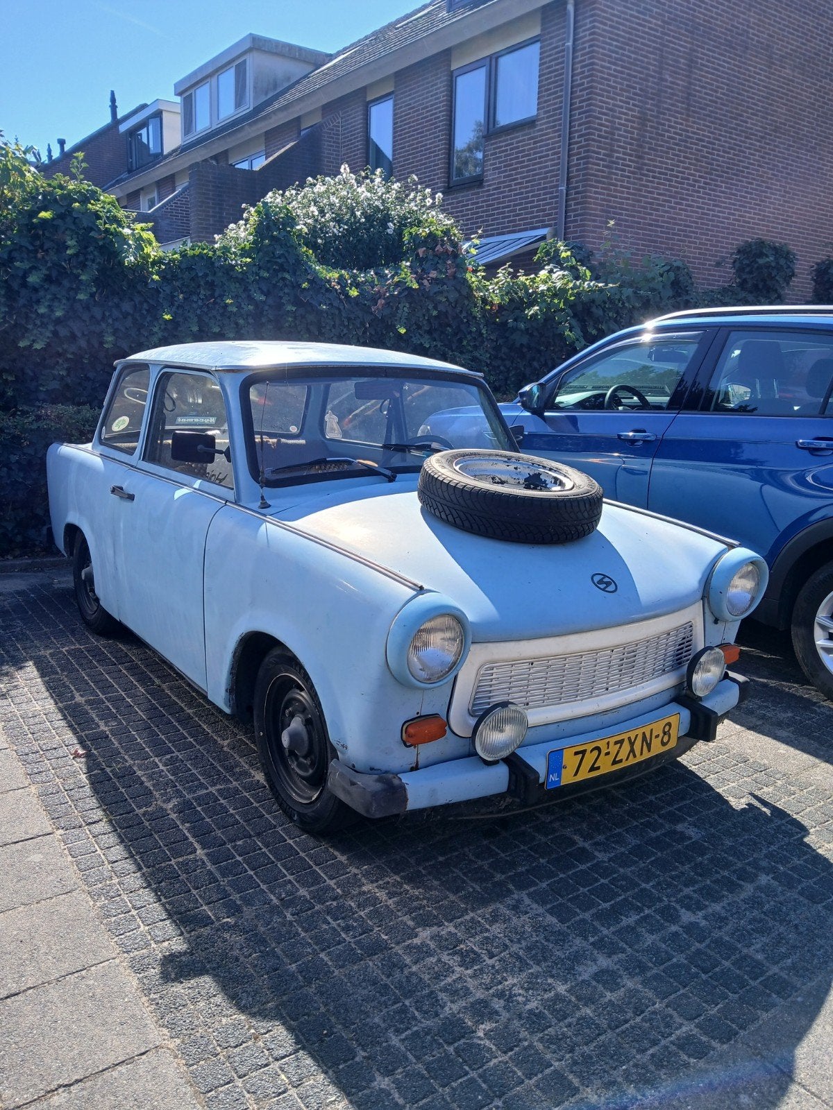 Sachsenring trabant 601 1986 Blauw, Blauw, Bedrijf, 25 pk, Sedan
