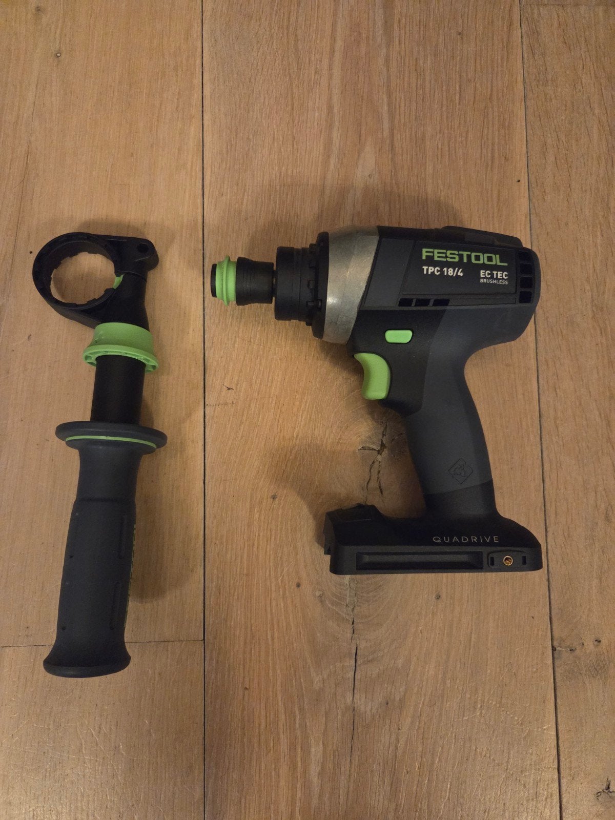 Festool TPC 18/4 I-Basic QUADRIVE 18V  accu klopboormachine, Doe-het-zelf en Verbouw, Gereedschap | Boormachines, Ophalen of Verzenden