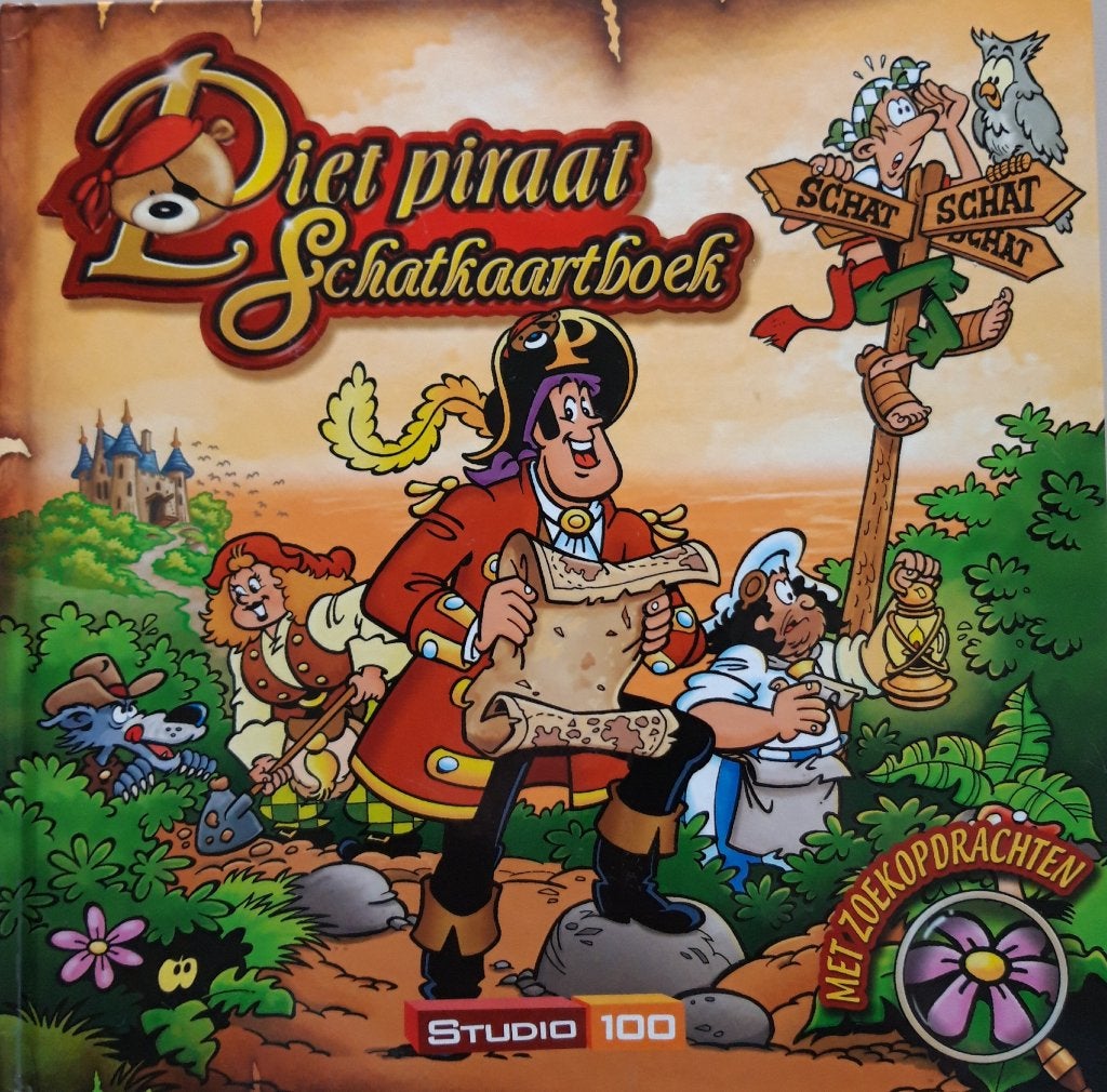 Piet Piraat Schatkaartboek met opdrachten ZGAN, Studio 100, 5 of 6 jaar, Jongen of Meisje, Ophalen of Verzenden