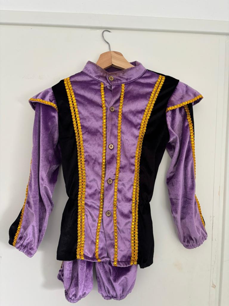Pietenpak paars maat 140/152, Diversen, Sinterklaas, Ophalen of Verzenden, Zo goed als nieuw