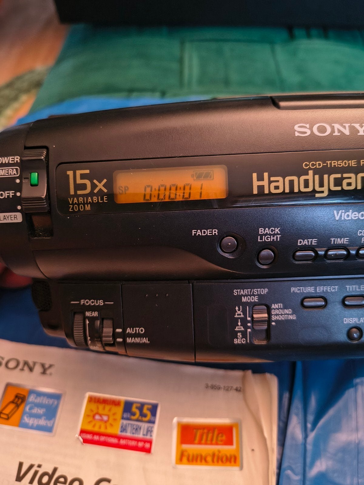 Sony handycam camera recorder compleet, Ophalen of Verzenden, Sony, 20x of meer