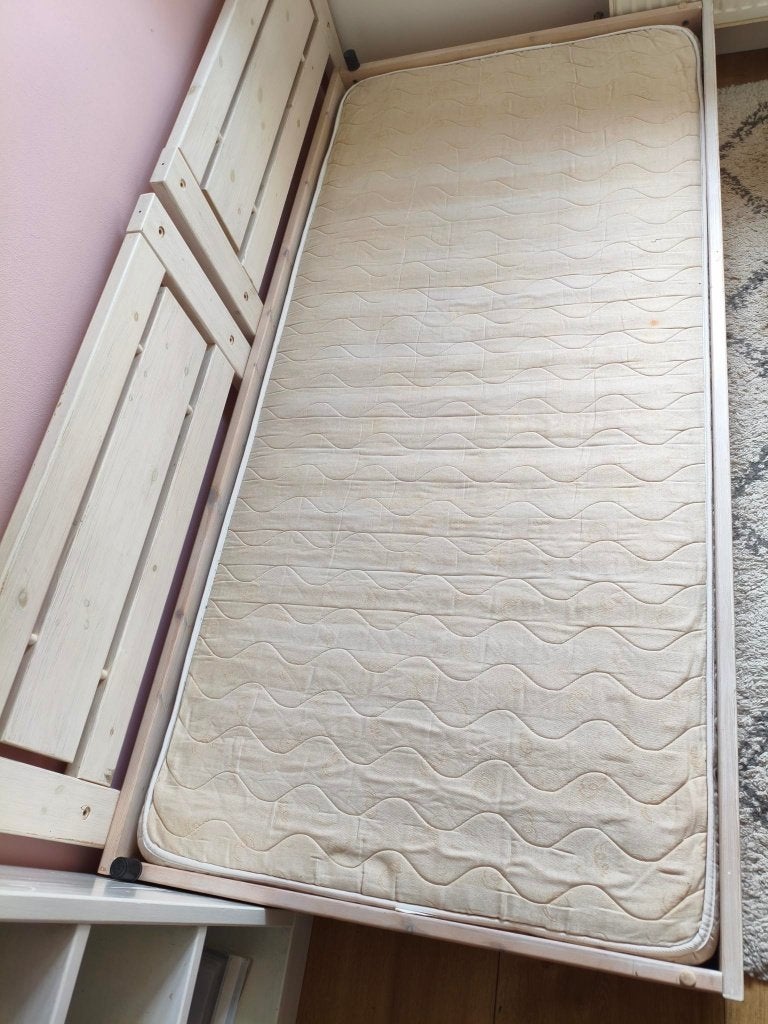 Bed, Ophalen, Gebruikt, 90 cm, Eenpersoons