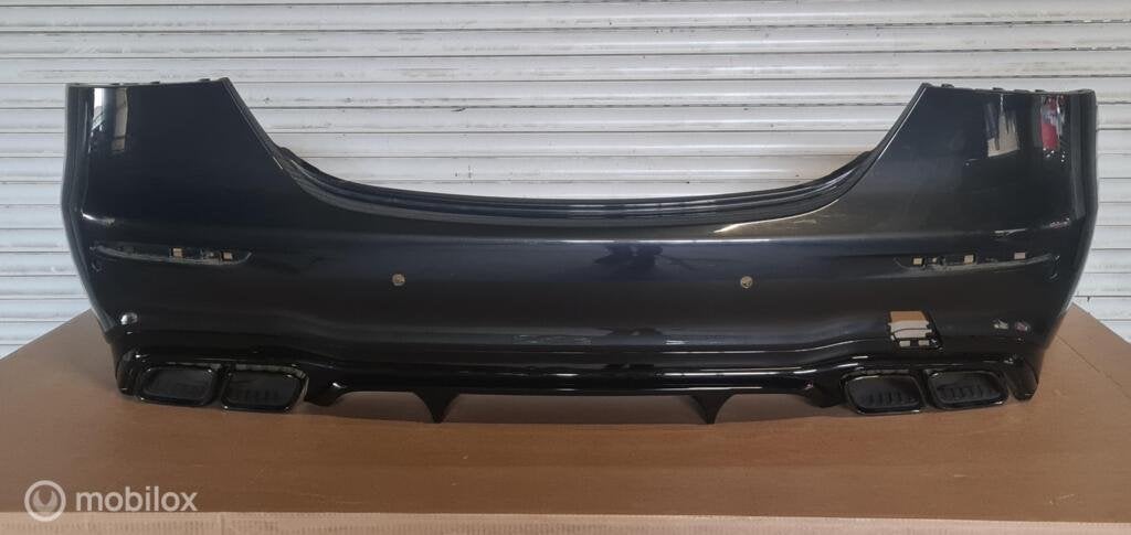 Mercedes E63 AMG W213 achter bumper diffuser facelift, Gebruikt, Ophalen of Verzenden, Achter, Bumper