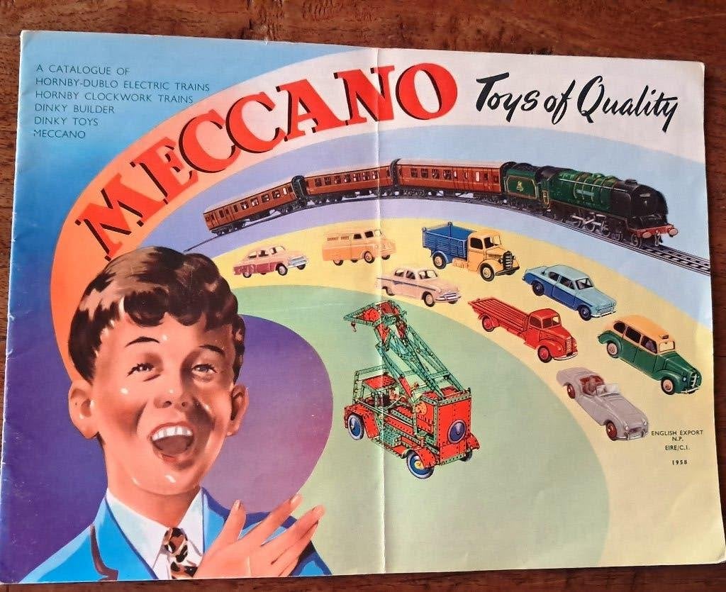 1958 Meccano toys of quality. spoor 0 Hornby Dinky Toys, Ophalen of Verzenden