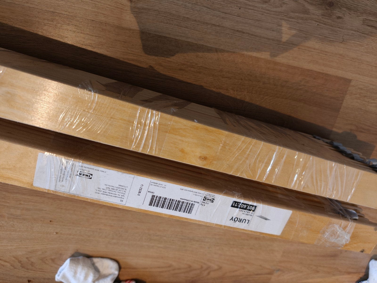 2 IKEA LURÖY Lattenbodem 90x200 cm, 90 cm, Eenpersoons, Beige, Ophalen of Verzenden