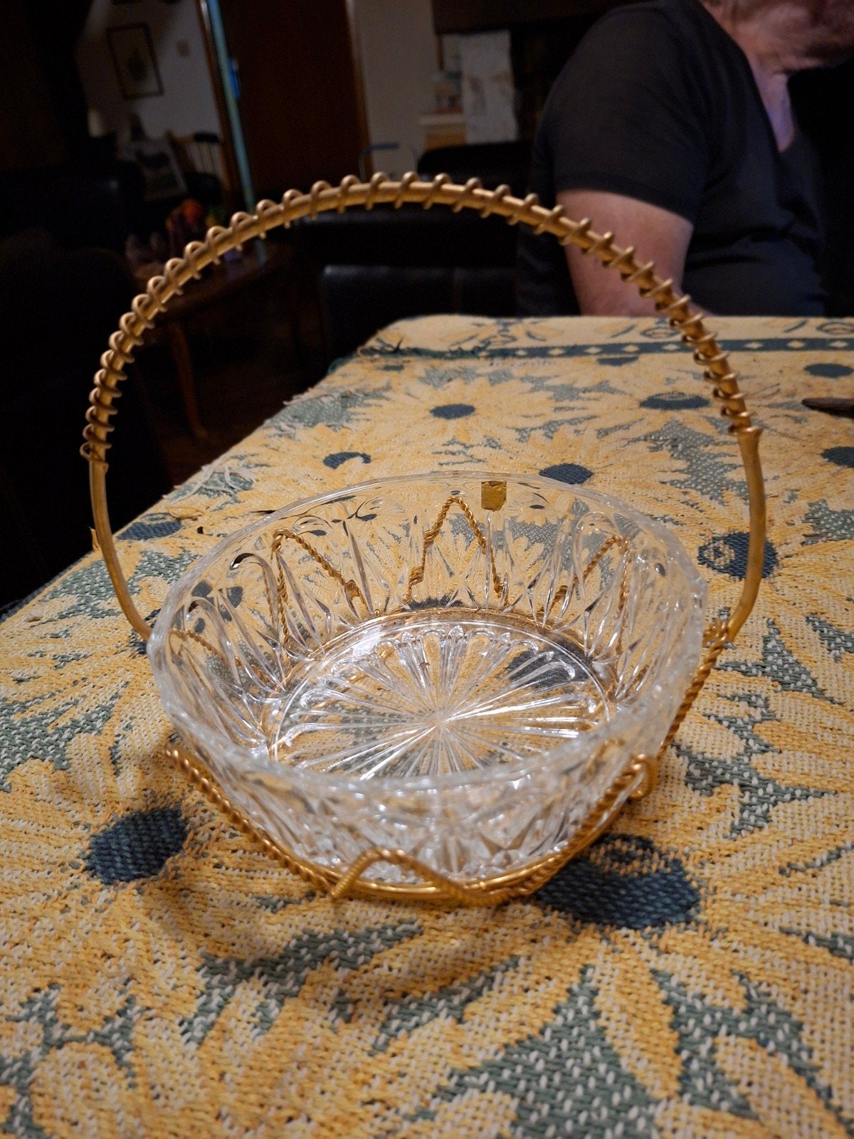 antiek kristal bonbonschaaltje 19 x 19 cm, Antiek en Kunst, Verzenden