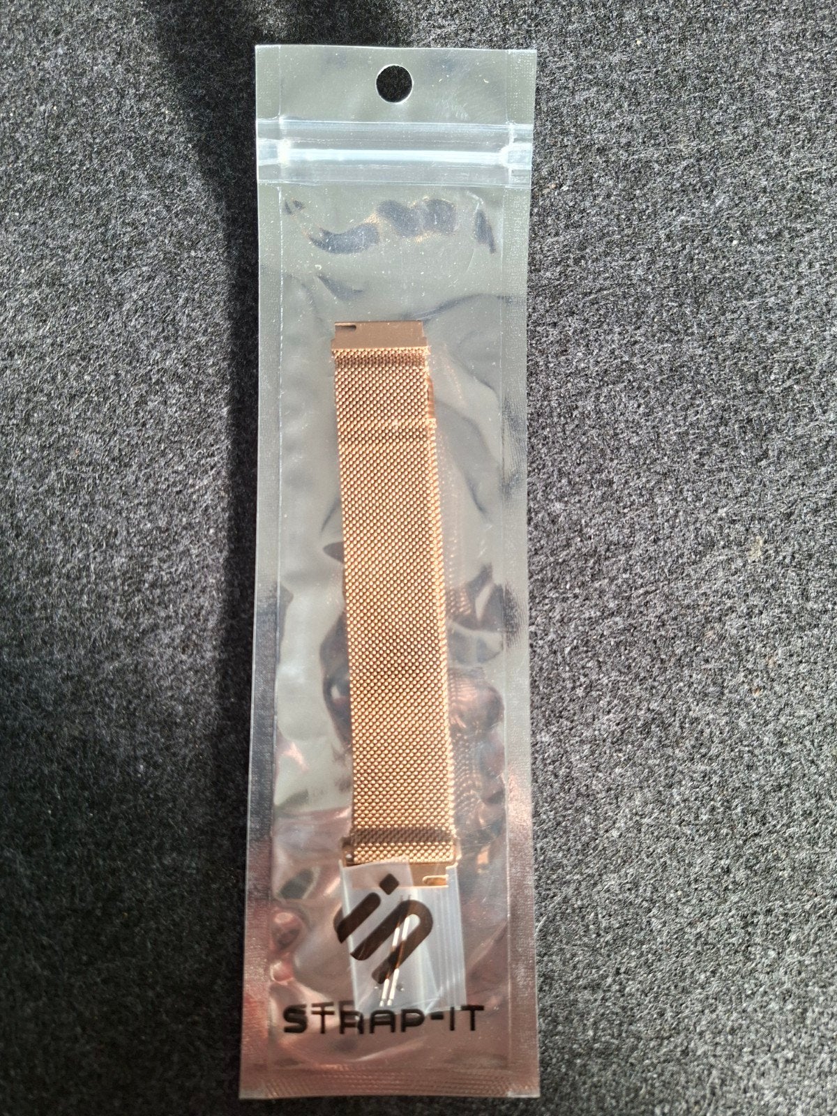 Milanese Horlogeband Rosé Goud voor Galaxy Watch 4/5/6, Ophalen of Verzenden, Nieuw, Roze, Strap-it