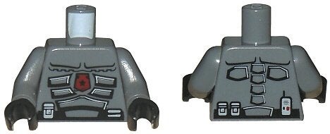 LEGO onderdeel 973pb0575c01 Torso minifiguur Space Police., Lego, Ophalen of Verzenden, Zo goed als nieuw, Space