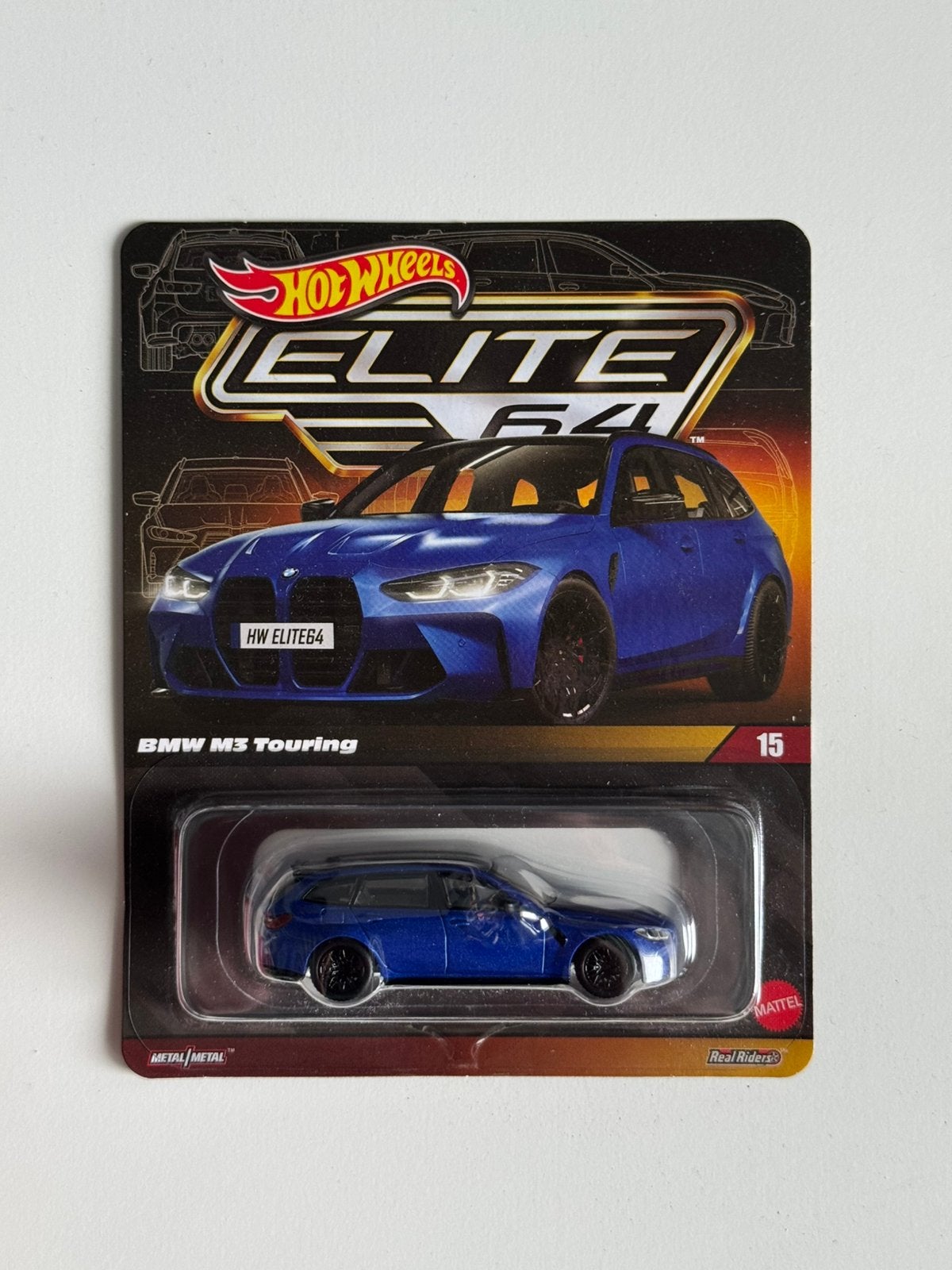 Hot Wheels Elite 64 BMW M3 Touring, Hobby en Vrije tijd, Ophalen of Verzenden, Zo goed als nieuw, Auto