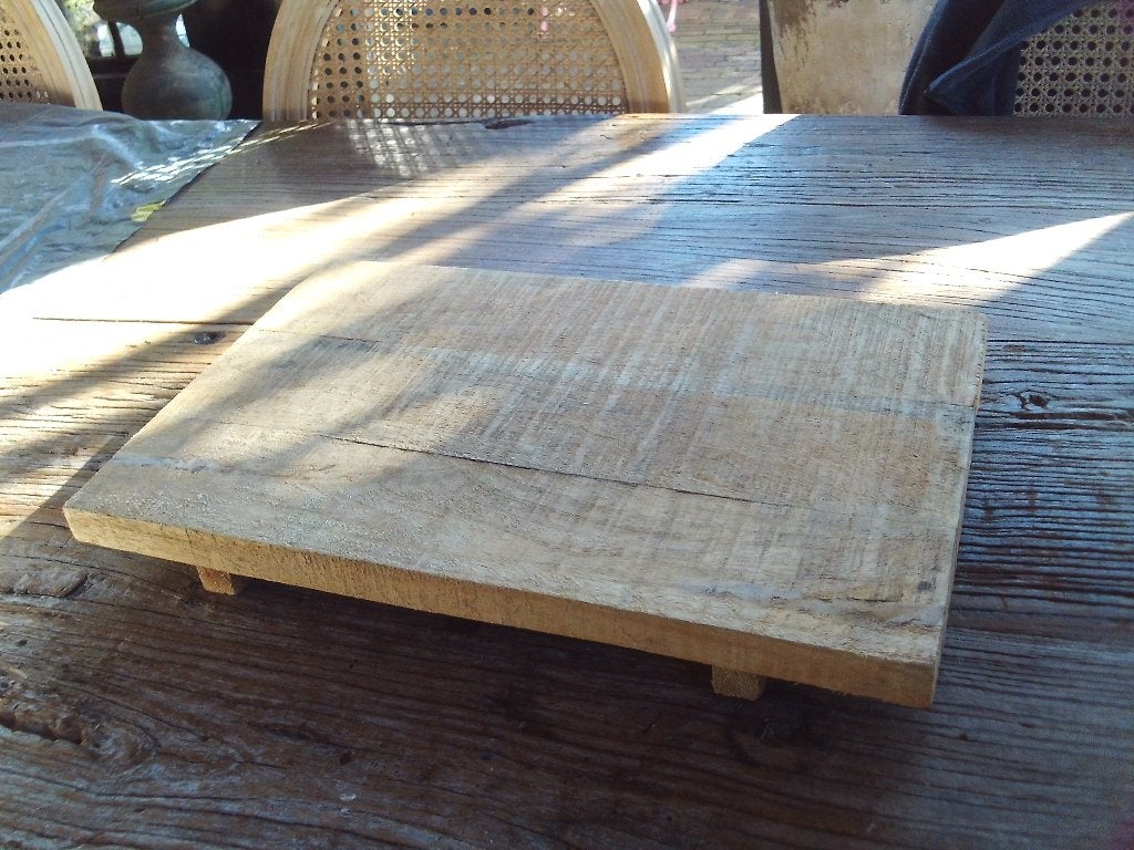 Houten Decoratieplank/Kaarsenplateau 39x25 cm, Huis en Inrichting, Woonaccessoires | Dienbladen, Gebruikt, Ophalen of Verzenden