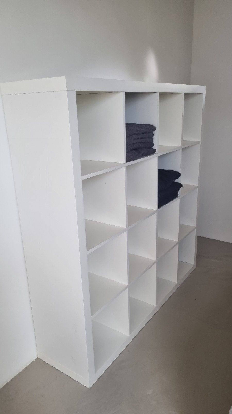 Ikea Kallax kast 4x4 vakken, Gebruikt, 100 tot 150 cm, 100 tot 150 cm, Ophalen of Verzenden