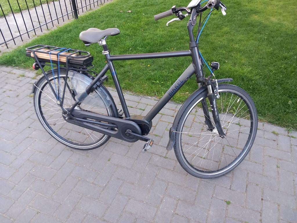 Elektrische herenfiets middenmotor, Fietsen en Brommers, Elektrische fietsen, Overige merken, 51 tot 55 cm, 50 km per accu of meer