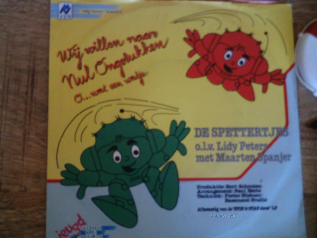 de spettertjes - wij willen naar nul ongelukken  29a, Cd's en Dvd's, Vinyl Singles, 7 inch, Ophalen of Verzenden, Zo goed als nieuw