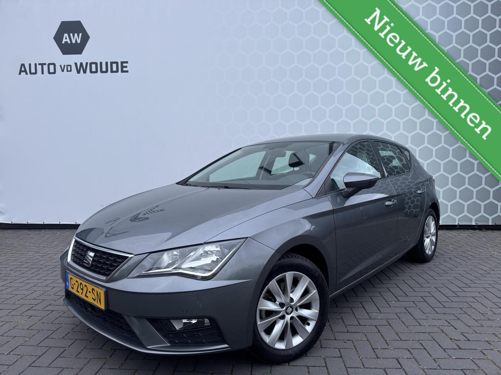 Seat Leon 1.6 TDI Reference Airco Carplay Front assistent, Auto's, Seat, Voorwielaandrijving, 1160 kg, Stof, Gebruikt