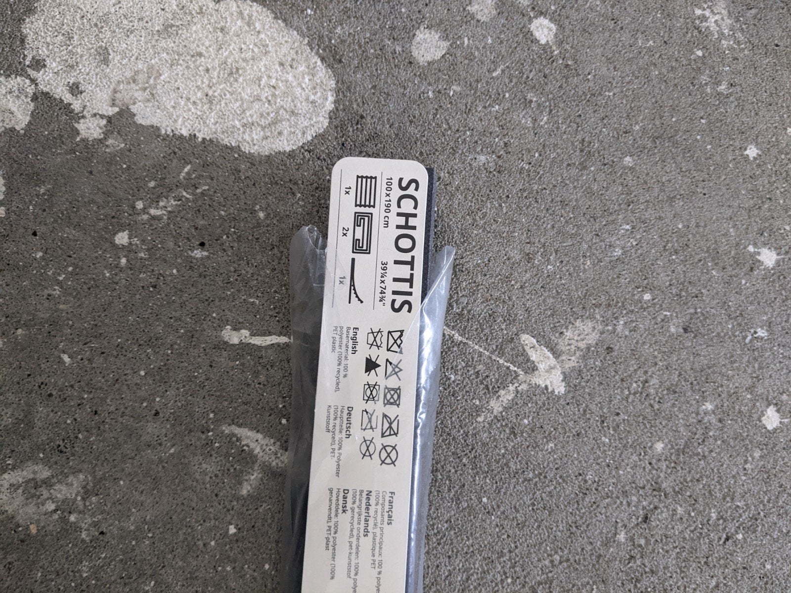 IKEA SCHOTTIS Verduisterend plisségordijn, donkergrijs, Verduisterend, Nieuw, Ophalen of Verzenden, Polyester