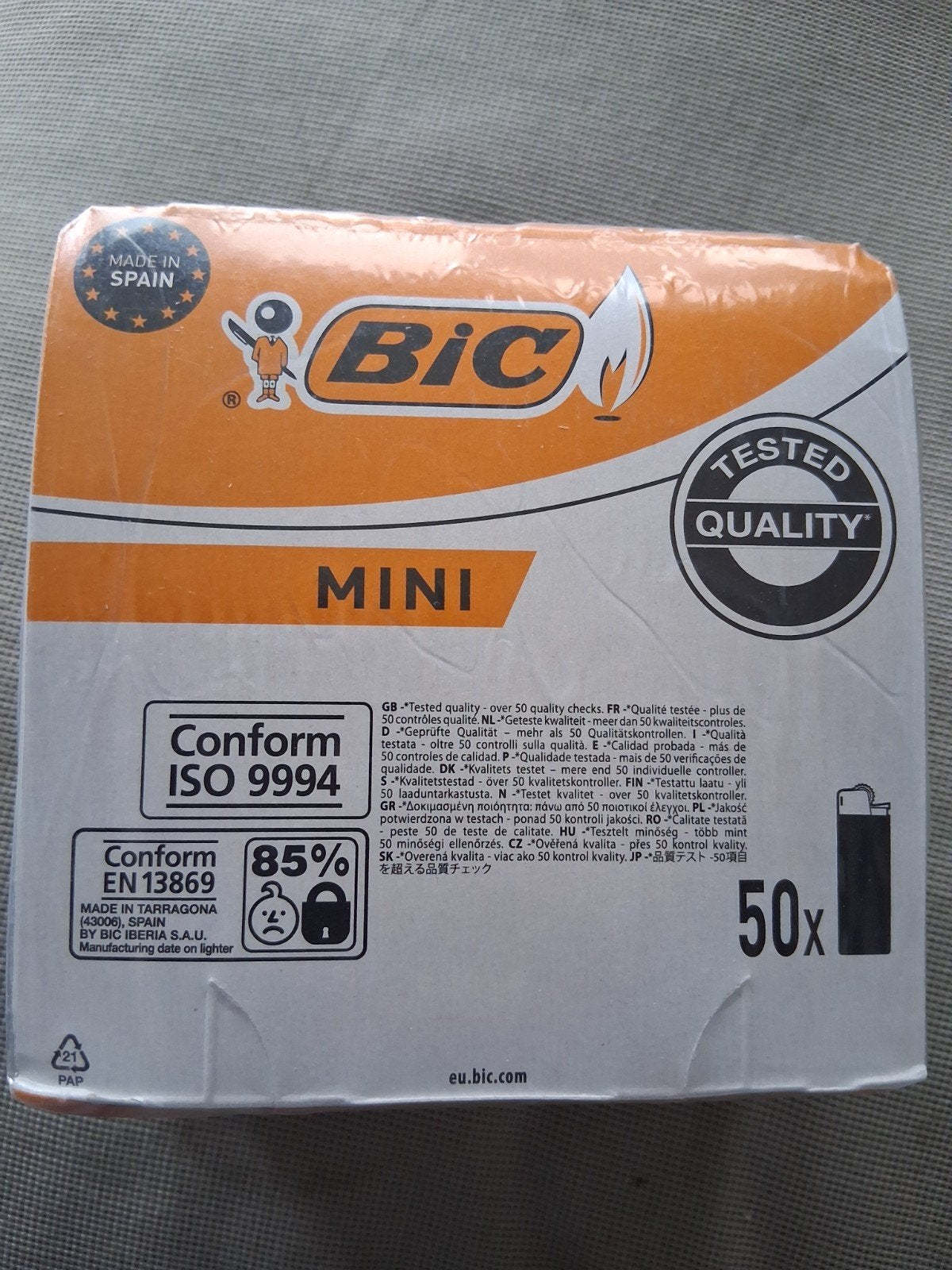 BIC Mini aanstekers - 50 stuks, nieuw in verpakking, Ophalen of Verzenden, Nieuw, Aansteker