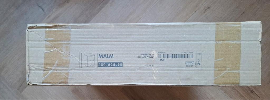 IKEA MALM Ladekast - Nieuw in doos (400.625.95), Ophalen, Minder dan 50 cm, Nieuw, 3 of 4 laden