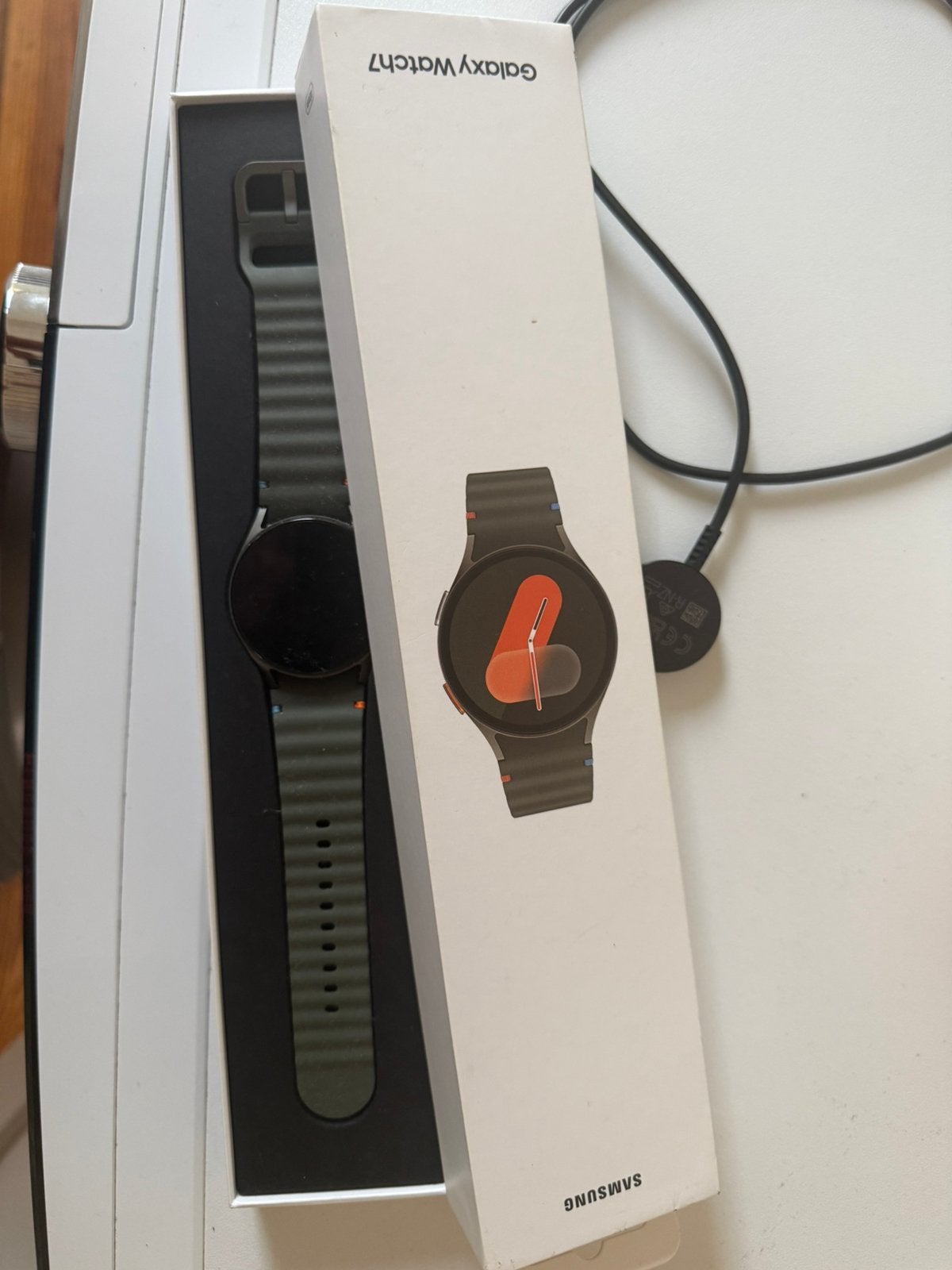 Samsung galaxy watch 7, Gebruikt, Zwart, Ophalen of Verzenden, Waterdicht