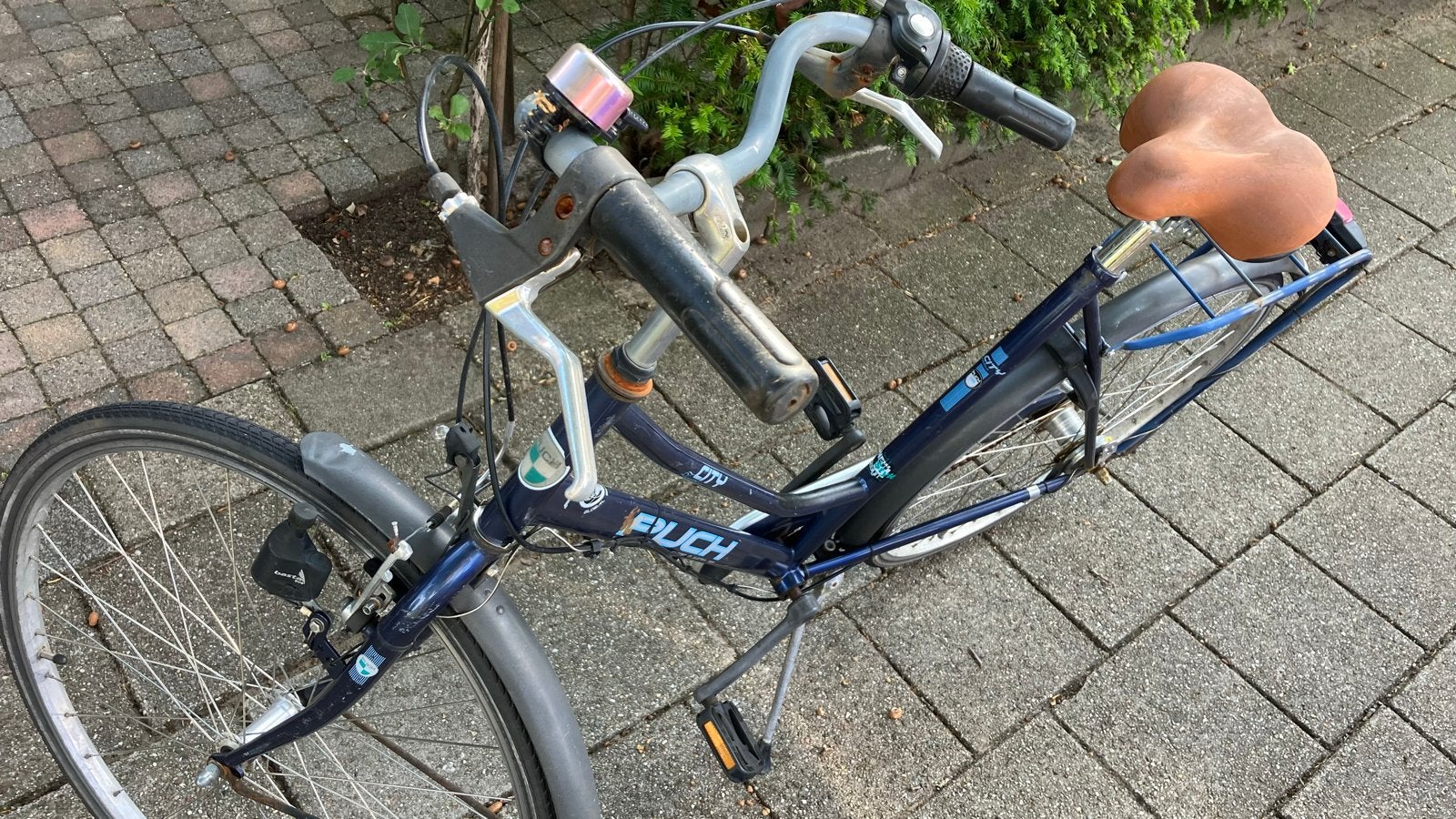 Puch Dorps- of Cityfiets, Fietsen en Brommers, Fietsen | Dames | Damesfietsen, Terugtraprem, Gebruikt, 56 cm of meer, Ophalen