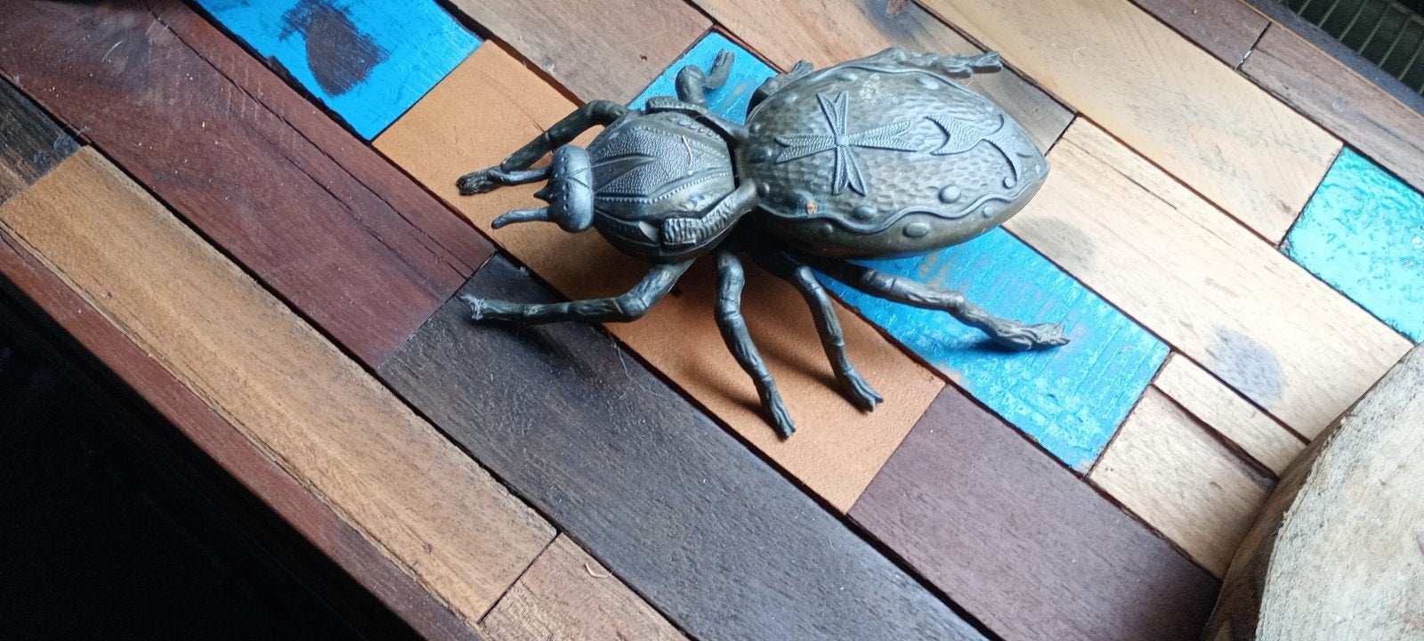 Vintage metal kever asbak/sierobject, Ophalen