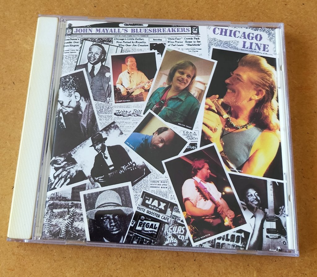 John Mayall's Bluesbreakers - Chicago Line CD 1988, Ophalen of Verzenden, Zo goed als nieuw, Blues