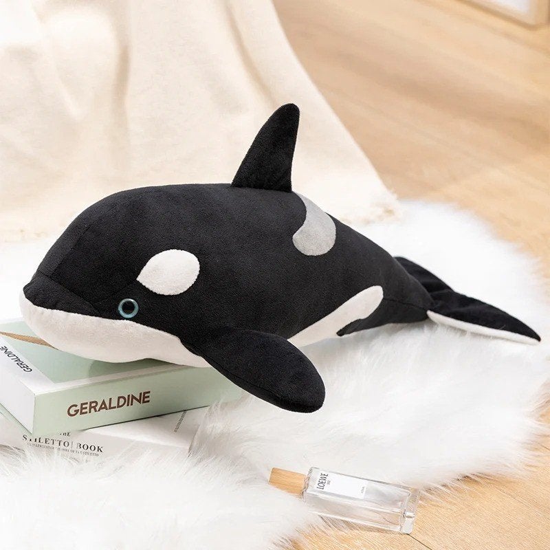 Orca grote pluche knuffel (50cm), Ophalen of Verzenden, Nieuw, Overige typen