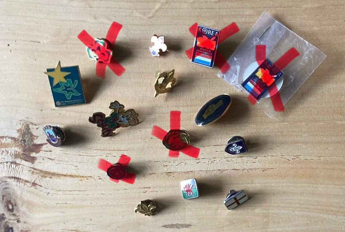 Scouting pins/spelden, Verzamelen, Scouting, Ophalen, Zo goed als nieuw, Embleem, Speld of Insigne