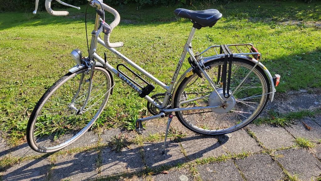 Fiets met motor in achterwiel voor de nieuwsgierige hobbyist, Fietsen en Brommers, Elektrische fietsen, 55 tot 59 cm, Ophalen