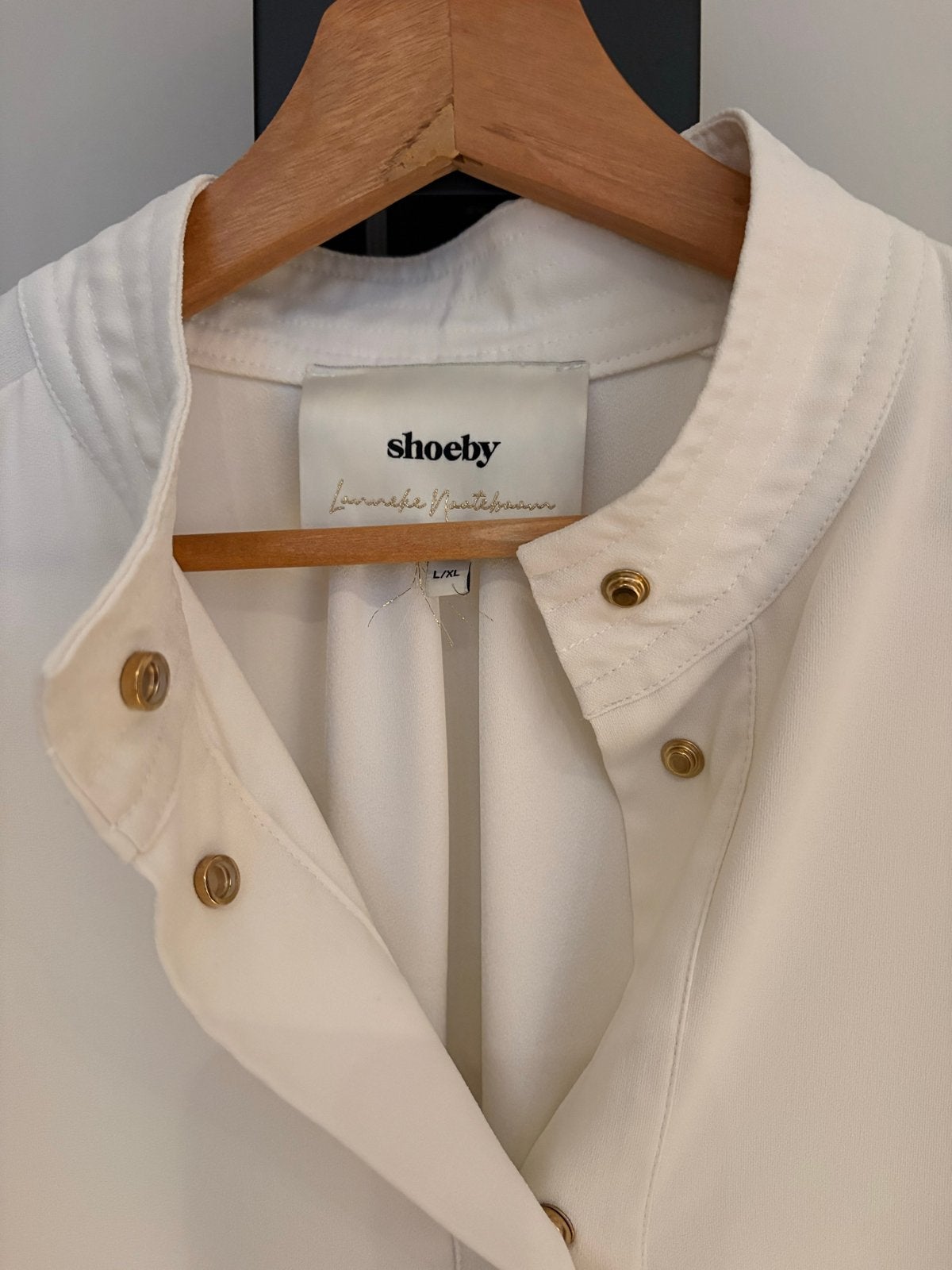 Prachtigd mooie witte Shoeby blouse, Lonneke Nooteboom, Kleding | Dames, Ophalen of Verzenden, Zo goed als nieuw, Maat 42/44 (L)