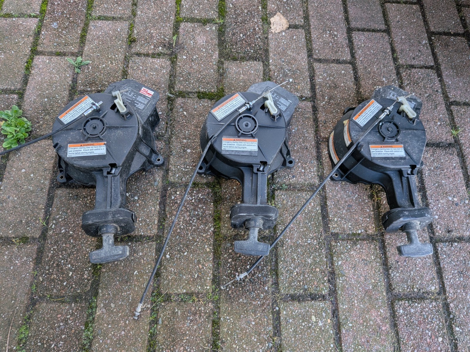 Yamaha trekkoord startmotor (3 stuks), Ophalen of Verzenden, Gebruikt