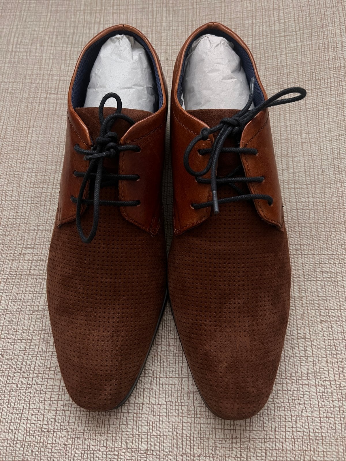 Bugatti Bruine Herenschoenen Maat 42, Ophalen, Zo goed als nieuw, Bruin, Veterschoenen