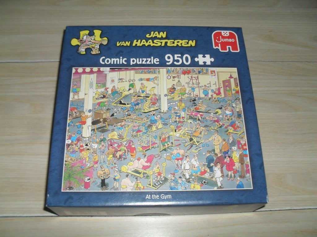 Jan van Haasteren puzzle 950 stukjes At the Gym, Ophalen, 500 t/m 1500 stukjes, Nieuw, Legpuzzel