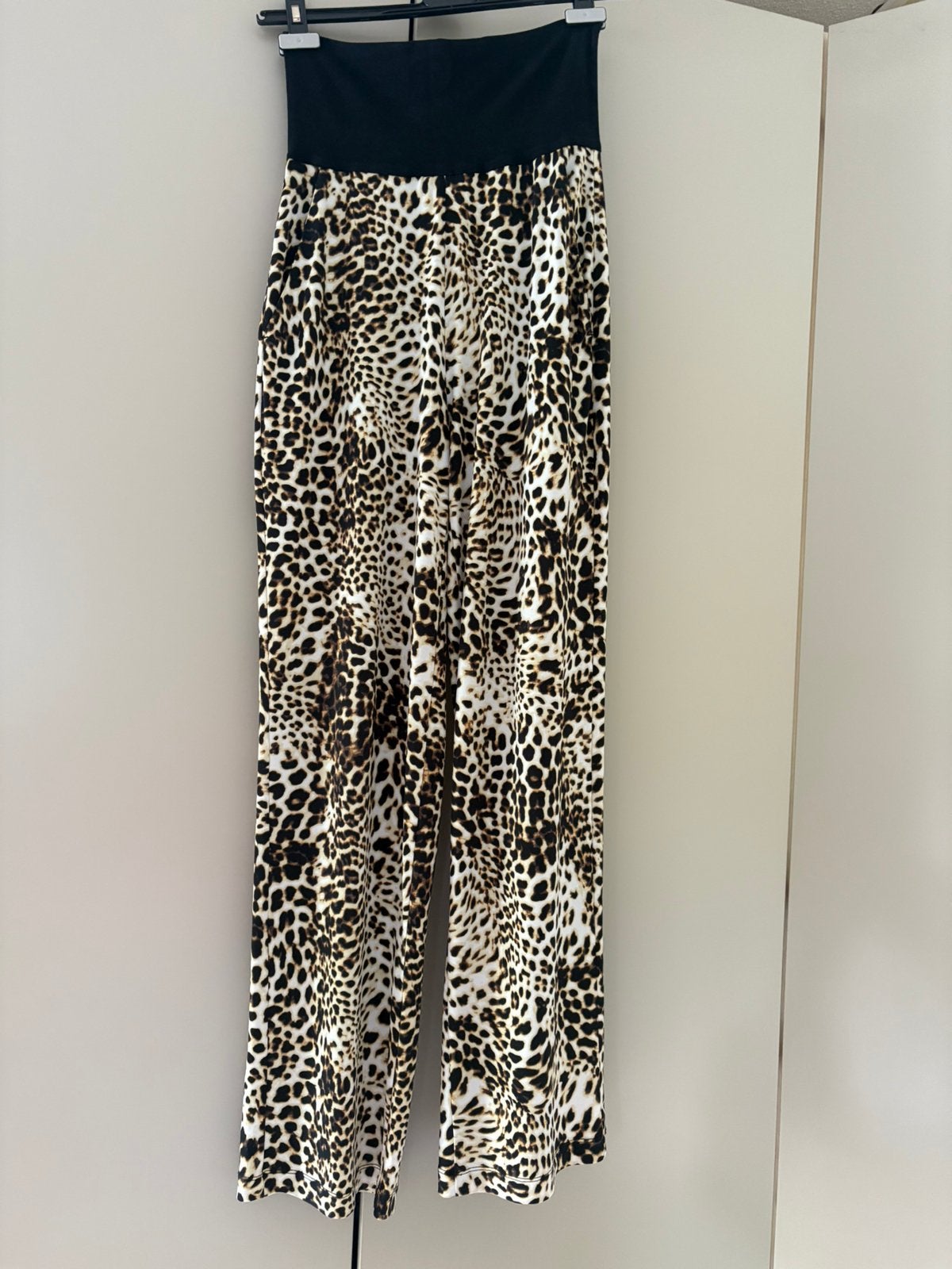 Vanilia broek met panterprint, maat 36, Kleding | Dames, Bruin, Ophalen of Verzenden, Zo goed als nieuw, Maat 36 (S)