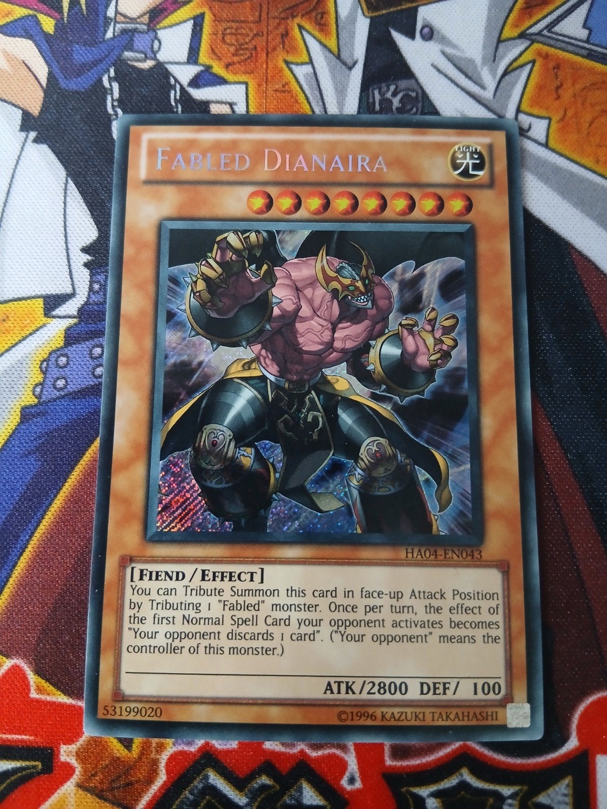 Fabled Dianaira - Secret Rare HA04 - Yu-Gi-Oh, Ophalen of Verzenden, Zo goed als nieuw, Foil